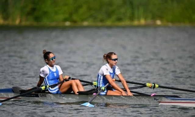 «Χρυσές» οι Αναστασιάδου και Κοντού στο διπλό σκιφ ελαφρών βαρών