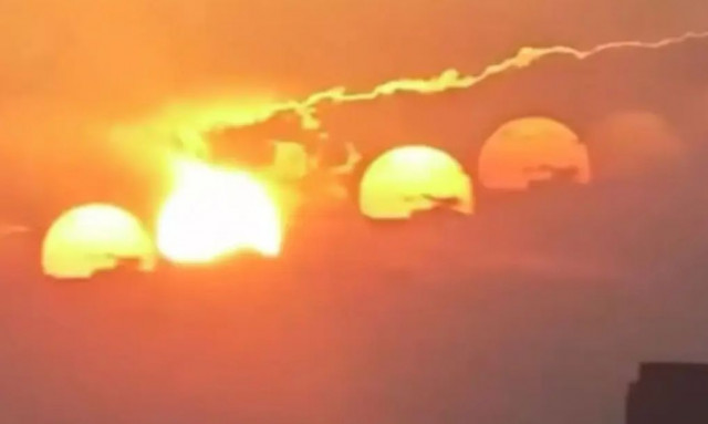 Μυστήριο με video που δείχνει 7 ήλιους στην Κίνα - Η εξήγηση