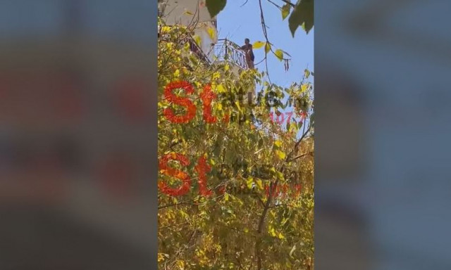 Θεσσαλονίκη: Αίσιο τέλος με τον άνδρα που απειλούσε να πέσει στο κενό