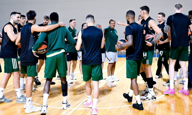 Παναθηναϊκός AKTOR: Η πρώτη προπόνηση των πρωταθλητών Ευρώπης
