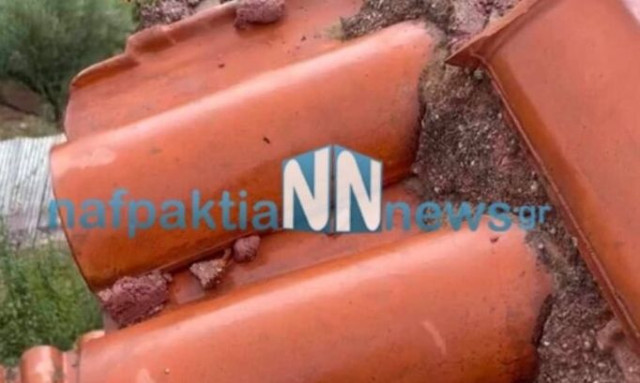 Κακοκαιρία: Κεραυνός έπεσε σε σπίτι στη Ναυπακτία