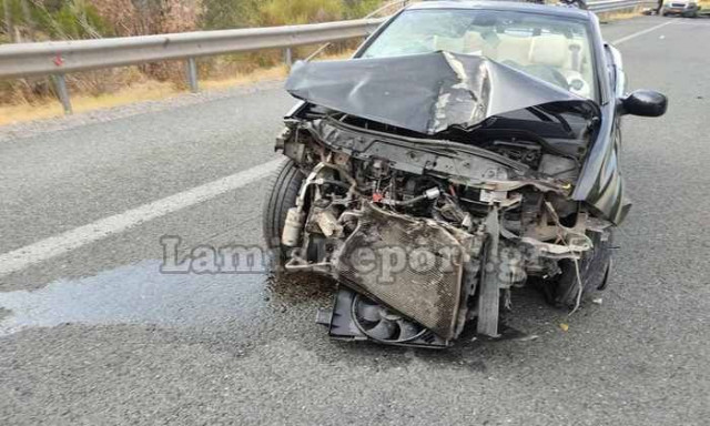 Σοβαρό τροχαίο στην εθνική οδό στα όρια Βοιωτίας - Φθιώτιδας