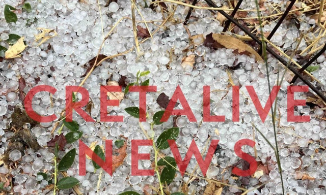 Κακοκαιρία: Η «Ψυχρή Λίμνη» σάρωσε και την Κρήτη - Ζημιές από χαλάζι