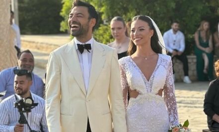 Ανδρέας Γεωργίου- Σιμώνη Χριστοδούλου: Οι πρώτες εικόνες του λαμπερού τους γάμου