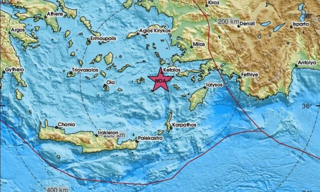Σεισμός κοντά σε Κω και Νίσυρο (pics)