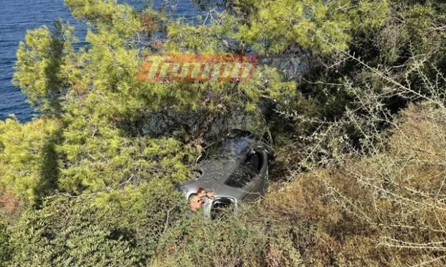 Λαμπίρι:  Αυτοκίνητο «έφυγε» από το δρόμο και αναποδογύρισε - Τραυματίστηκε ο οδηγός