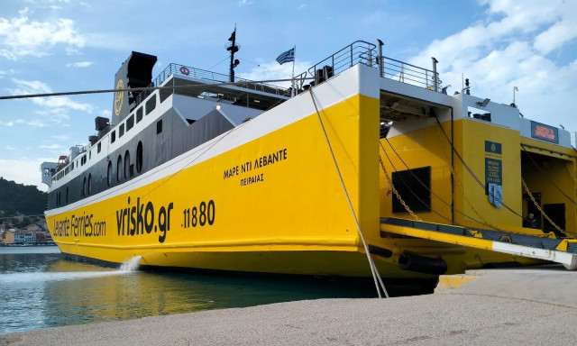 Απαγορευτικό απόπλου στη Ζάκυνθο: Βλάβη στο πλοίο Μάρε ντι Λεβάντε - Ταλαιπωρία για 263 επιβάτες