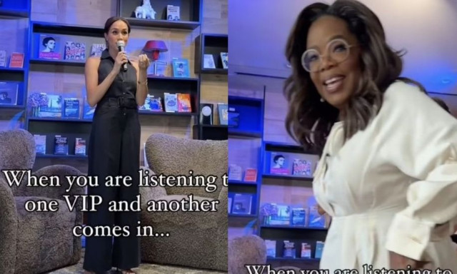 Μέγκαν Μαρκλ: Η αμήχανη στιγμή που η Όπρα Γουίνφρεϊ διακόπτει ομιλία της