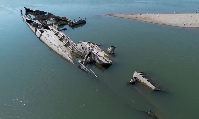 Δούναβης: «Χτυπημένος» από την ξηρασία, αποκαλύπτει ναυάγια πλοίων του Β' Παγκοσμίου Πολέμου