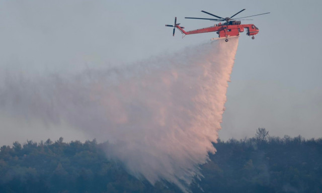 Φωτιά στην Βλάστη Κοζάνης - Στη μάχη και πέντε εναέρια μέσα