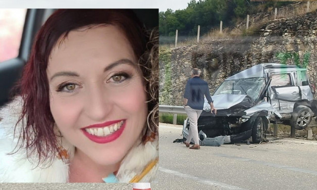 Θρήνος στην Ελασσόνα για την 52χρονη που έχασε τη ζωή της σε δυστύχημα στην Εγνατία Οδό