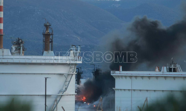 Η ανακοίνωση της Motor Oil για την πυρκαγιά στα διυλιστήρια