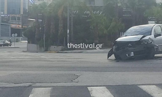 Θεσσαλονίκη: Σύγκρουση τεσσάρων οχημάτων στη Λεωφόρο Γεωργικής Σχολής – Τρεις τραυματίες