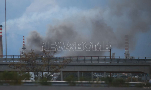 Κατασβέστηκε η φωτιά στη Motor Oil - Καλά στην υγεία τους οι τρεις τραυματίες