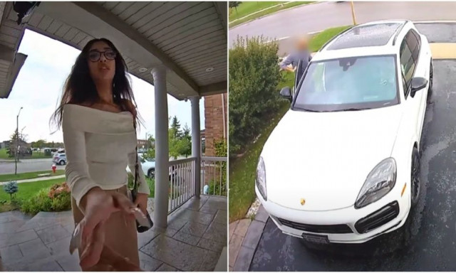 Καναδάς: Γυναίκα έκλεψε Porsche και στη συνέχεια πάτησε τον ιδιοκτήτη - Δείτε συγκλονιστικό βίντεο