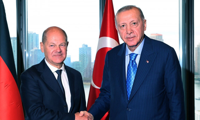 Νέα Υόρκη: Ο Ερντογάν φιλοξένησε Πεζεσκίαν και Σολτς στο «Σπίτι της Τουρκίας»