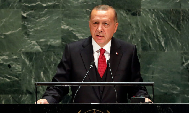 Ερντογάν: Ζήτησε αναγνώριση του ψευδοκράτους από το βήμα του ΟΗΕ