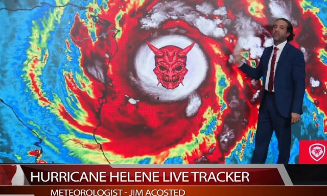 Μετεωρολόγος ξέσπασε στον αέρα: «Αν ο τυφώνας μοιάζει με την πρώην μου θα σας καταστρέψει»