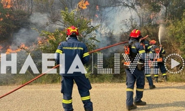 Φωτιά στην Ηλεία: Η κατάσταση του τραυματισμένου πυροσβέστη