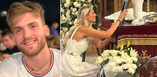 Ιωνάς Καρούσης: Σπαραγμός στην επιμνημόσυνη δέηση για τον 26χρονο στη Θεσσαλονίκη