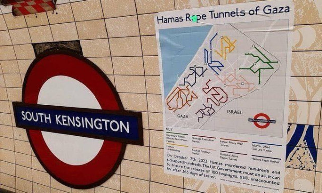 Παρομοίασαν το μετρό του Λονδίνου με τα τούνελ της Χαμάς στη Γάζα - «Οι σήραγγες των βιασμών»