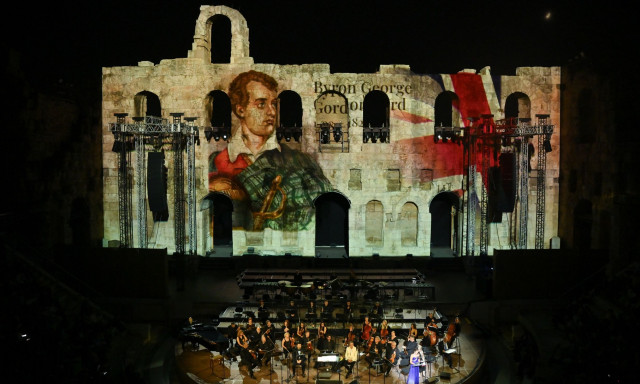 Λαμπρή συναυλία στο Ηρώδειο για τα 200 χρόνια από τον θάνατο του Λόρδου Βύρωνα, παρουσία Δένδια