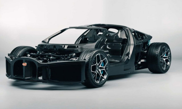 Το σασί της Bugatti Tourbillon είναι ένα έργο τέχνης