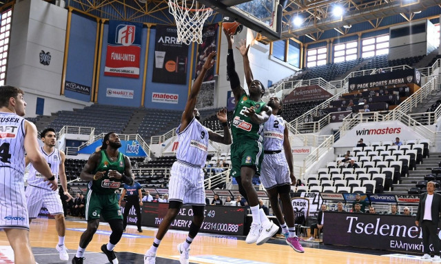 ΠΑΟΚ - Παναθηναϊκός AKTOR 93-96: Ο Ναν «λύγισε» τον Δικέφαλο μέσα στην Πυλαία