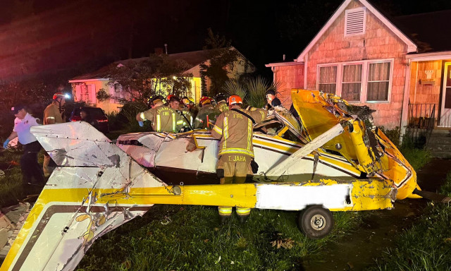 ΗΠΑ - Tζόρτζια: Συντριβή μικρού αεροσκάφους μπροστά από σπίτι - Νεκρός ο πιλότος