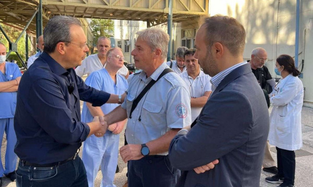 Σωκράτης Φάμελλος: Επί τάπητος θέματα Υγείας στο νοσοκομείο Αθηνών «Γ. Γεννηματάς»