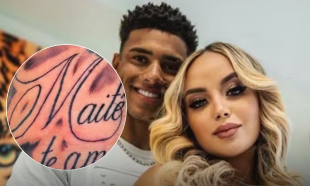 «Κεραμίδα» για Βινίσιους Τομπάιας: Έκανε τατού το όνομα της κόρης του που τελικά δεν είναι παιδί του