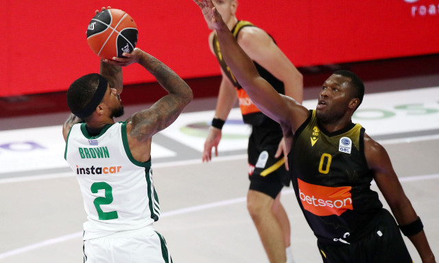 GBL, Παναθηναϊκός AKTOR - ΑΕΚ 94-74: Τη διέλυσε με υπογραφή Μπράουν