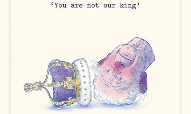 Επιμένει η διαδηλώτρια στην Αυστραλία και «καρατομεί» τον Κάρολο - «Δεν είσαι ο βασιλιάς μου»