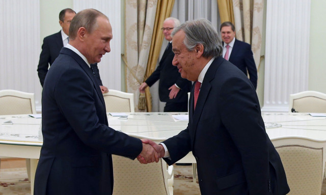 Η Ουκρανία στο επίκεντρο της συνάντησης Πούτιν – Γκουτέρες