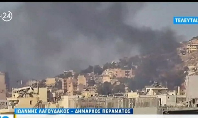 Δήμαρχος Περάματος: «Καιγόμαστε, ρακοσυλλέκτες βάζουν φωτιές κοντά σε αγωγό πετρελαίων»