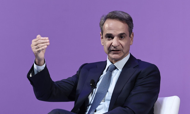 Ο Κυριάκος Μητσοτάκης στην Γενική Συνέλευση του ΣΕΒ