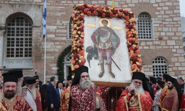 Γιορτάζει σήμερα ο Άγιος Δημήτριος - Ποιος ήταν ο προστάτης της Θεσσαλονίκης
