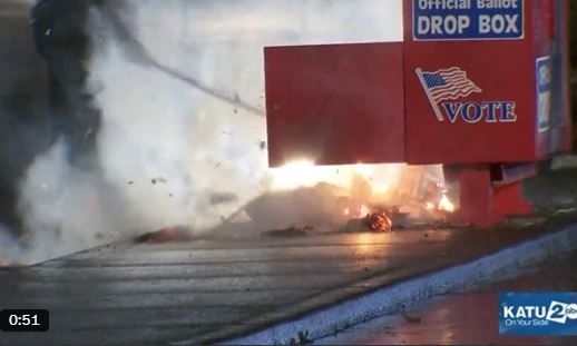 Φωτιά στο πολιτικό σκηνικό στις ΗΠΑ αλλά και στις κάλπες κυριολεκτικά!