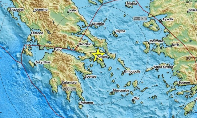 Σεισμός στην Αττική – Στη Μεταμόρφωση το επίκεντρο (pics)