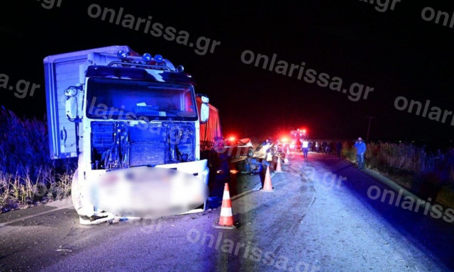 Τραγωδία στη Λάρισα: Θανατηφόρο τροχαίο στην Αγιά – ΙΧ συγκρούσθηκε με τρακτέρ και φορτηγό