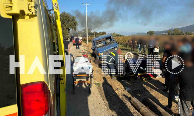 Τραγωδία στην Αχαΐα: Δύο εργάτες νεκροί και τέσσερις τραυματίες – Ανετράπη τρακτέρ