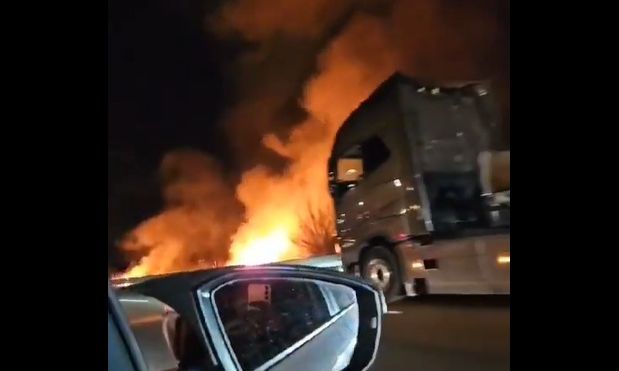 Απίστευτο βίντεο: Drone από το Λίβανο πέρασε την αεράμυνα και προκάλεσε πυρκαγιά