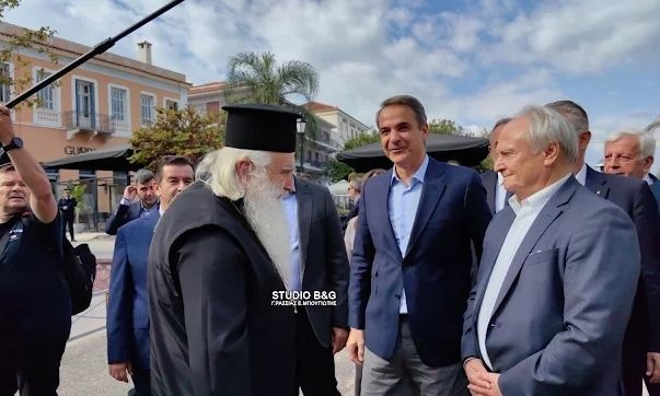 Ναύπλιο: Ο Κυριάκος Μητσοτάκης επέβλεψε τα έργα αποκατάστασης στον Άγιο Νικόλαο – Δείτε εικόνες