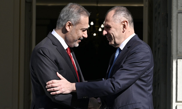 Ολοκληρώθηκε η συνάντηση μεταξύ Γεραπετρίτη και Φιντάν – Τα θέματα που συζήτησαν