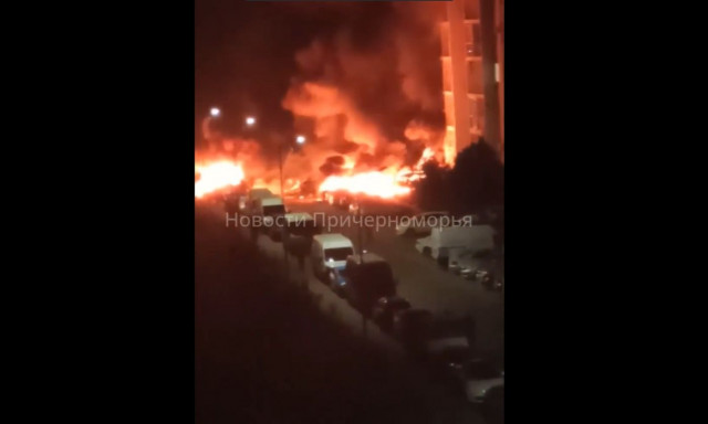 Ουκρανία: Ρωσική αεροπορική επιδρομή στην Οδησσό - Βιντεο καταστροφής