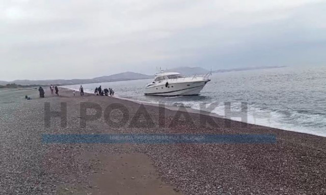 Παράνομοι μετανάστες βγήκαν με θαλαμηγό σε παραλία της Ρόδου