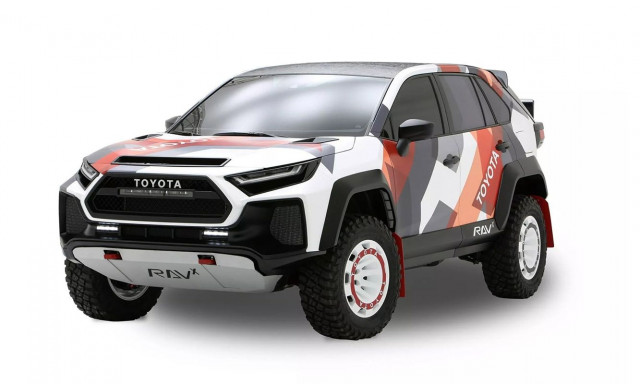 Σκληροτράχηλο Toyota RAV-4 με αύρα από Ντακάρ