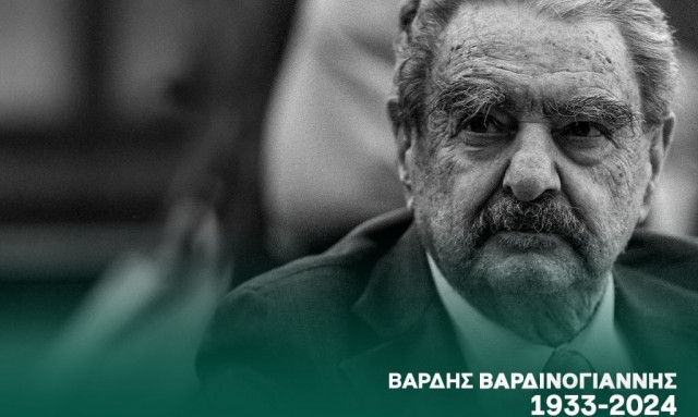 Παναθηναϊκός για Βαρδή Βαρδινογιάννη: «Συνέδεσε άρρηκτα το όνομά του με την ομάδα»