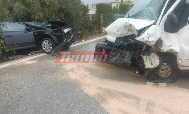 Πάτρα: Σφοδρή μετωπική σύγκρουση οχημάτων στο Ακταίο - Τρεις τραυματίες