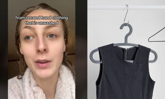 TikToker αγόρασε ρούχα από δεύτερο «χέρι» και φρίκαρε με όσα βρήκε πάνω τους
